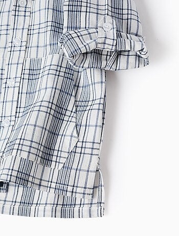 Chemise à Carreaux et Capuche
