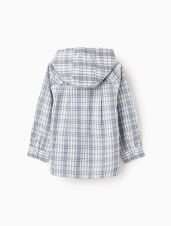 Chemise à Carreaux et Capuche