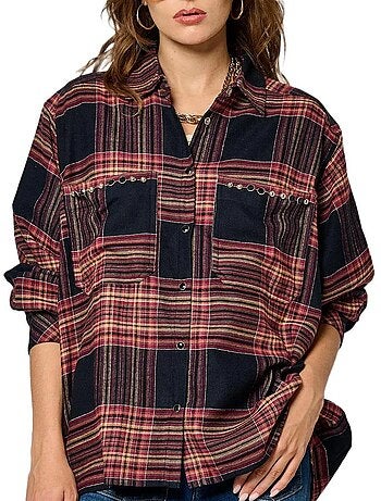 Chemise à Carreaux Femme Kaporal STORM