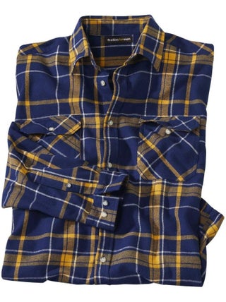 Chemise à Carreaux Flanelle Ranch  - Atlas For Men