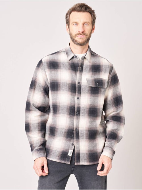 Chemise à carreaux homme en 100% coton 'deeluxe' - Kiabi