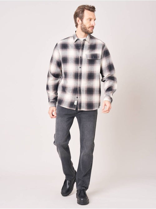 Chemise à carreaux homme en 100% coton 'deeluxe' - Kiabi