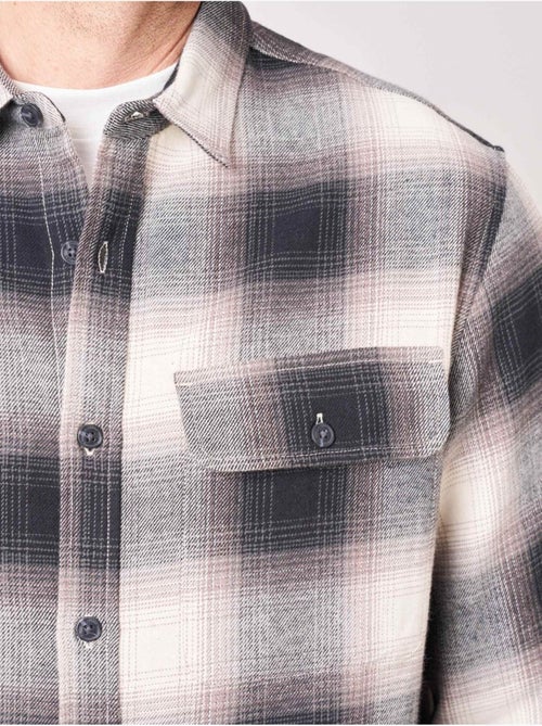 Chemise à carreaux homme en 100% coton 'deeluxe' - Kiabi