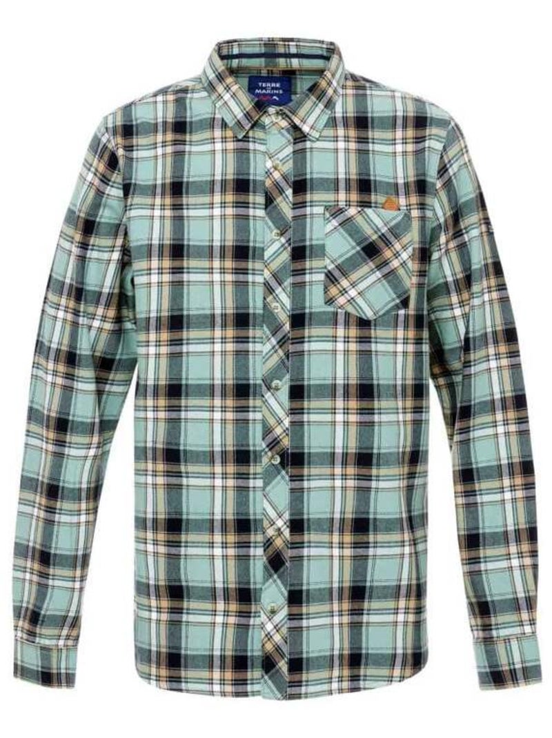 Chemise à carreaux Homme Vert - Kiabi