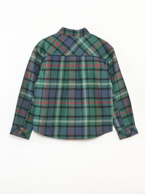 Chemise à carreaux 'Kiabi & Catherine Painvin' regular en coton - Kiabi