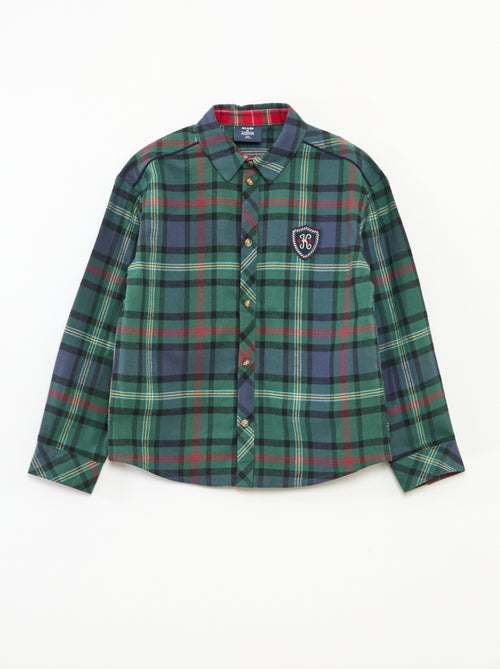 Chemise à carreaux 'Kiabi x Catherine Painvin' regular en coton - Kiabi