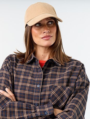 Chemise à carreaux manches longues