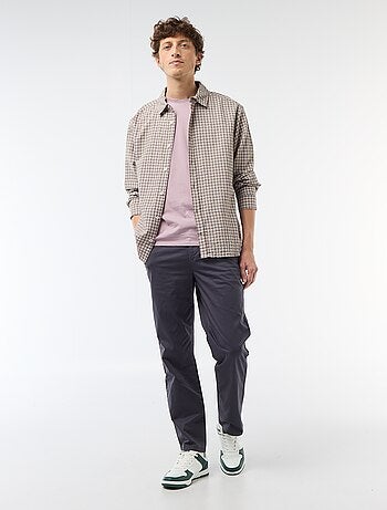 Chemise à carreaux