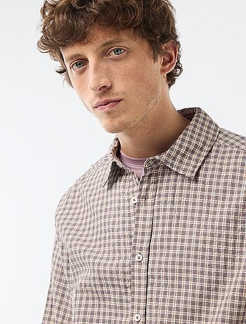 Chemise à carreaux