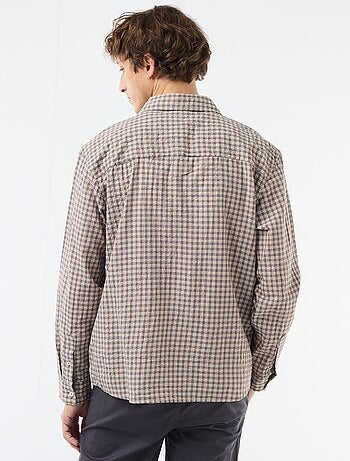 Chemise à carreaux
