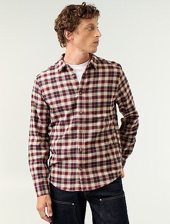 Chemise à carreaux