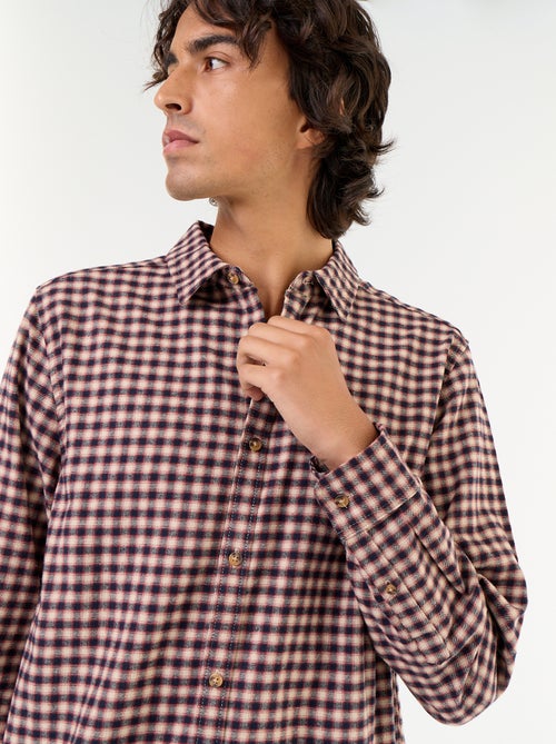 Chemise à carreaux - Kiabi