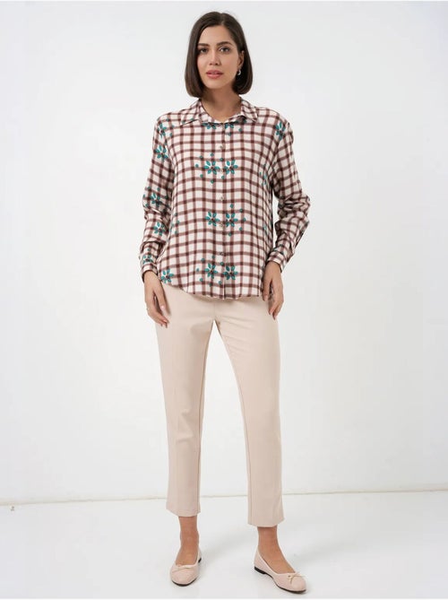 Chemise à carreaux oversize avec fermeture boutonnée bdart - Kiabi Chemise à carreaux oversize avec fermeture boutonnée bdart - Kiabi