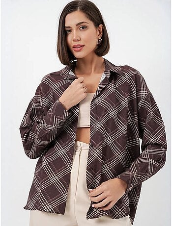 Chemise à carreaux oversize bdart