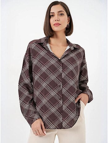 Chemise à carreaux oversize bdart