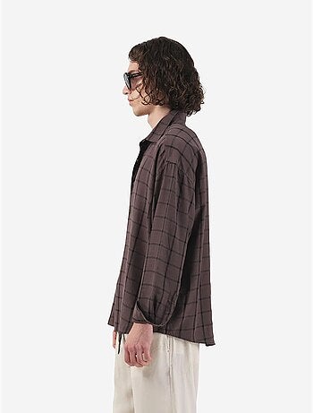 Chemise à carreaux oversize giesto