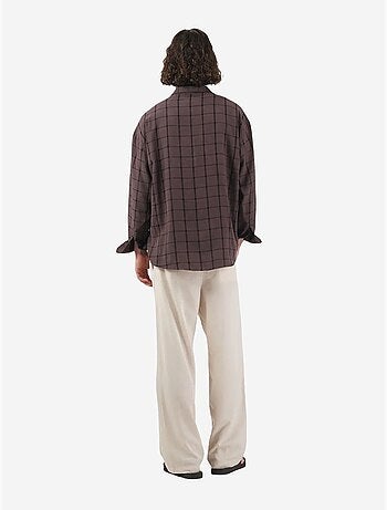 Chemise à carreaux oversize giesto