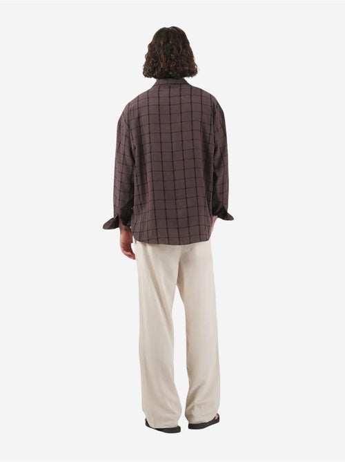 Chemise à carreaux oversize giesto - Kiabi Chemise à carreaux oversize giesto - Kiabi