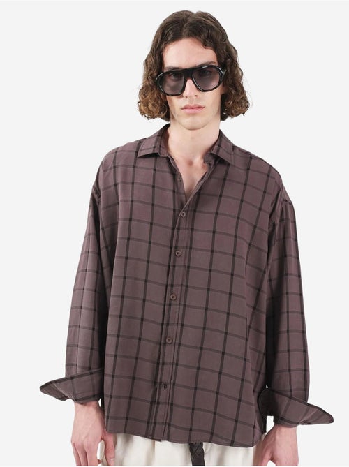 Chemise à carreaux oversize giesto - Kiabi Chemise à carreaux oversize giesto - Kiabi