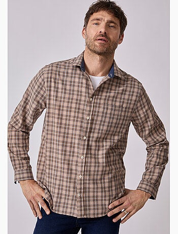 Chemise à carreaux Thermolactyl en flanelle - Damart