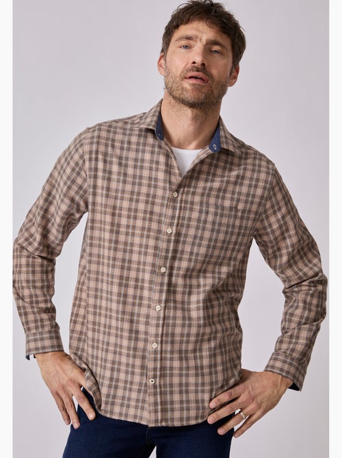 Chemise à carreaux Thermolactyl en flanelle - Damart - Kiabi Chemise à carreaux Thermolactyl en flanelle - Damart - Kiabi