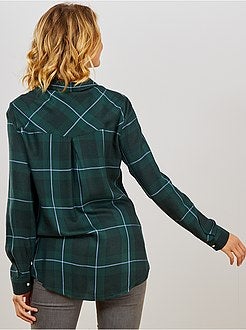 Chemise à carreaux - Kiabi