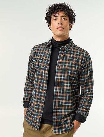 Chemise à carreaux