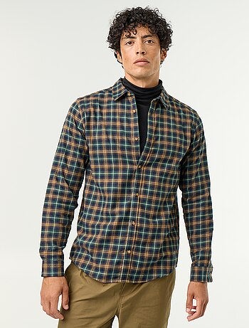 Chemise à carreaux