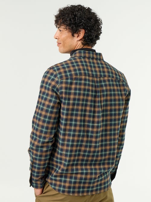 Chemise à carreaux - Kiabi