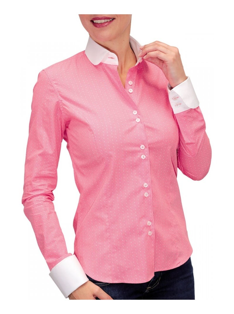 Chemise à col blanc COVENTRY Rose - Kiabi
