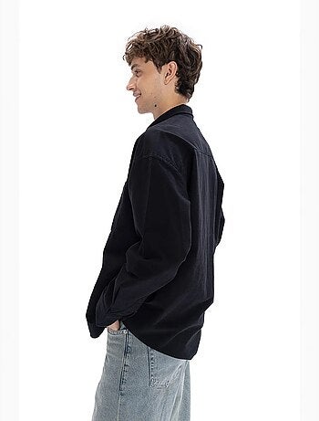 Chemise à col boutonné en popeline giesto