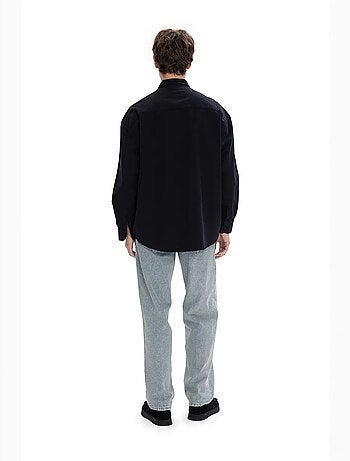 Chemise à col boutonné en popeline giesto