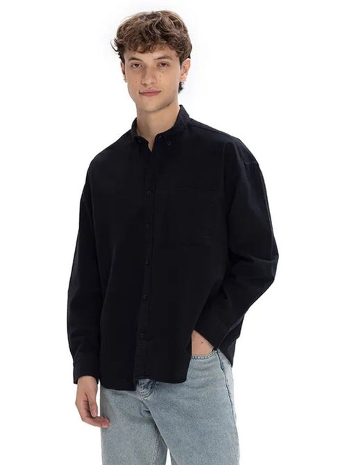 Chemise à col boutonné en popeline giesto - Kiabi Chemise à col boutonné en popeline giesto - Kiabi
