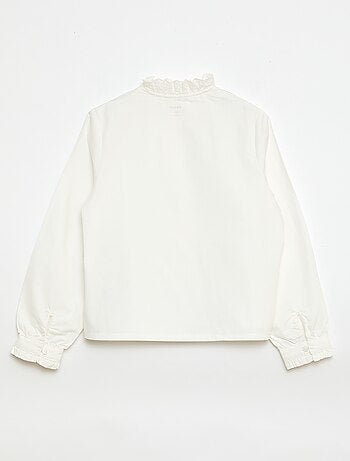 Chemise à col fantaisie