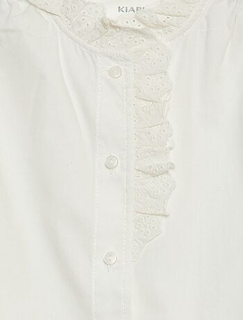 Chemise à col fantaisie