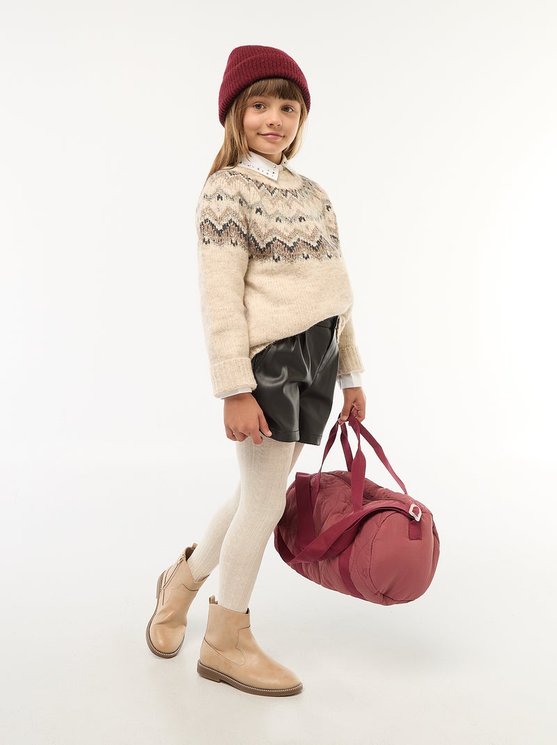 Chemise à col faux bijoux Blanc - Kiabi