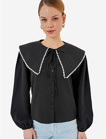 Chemise à col peter pan bdart