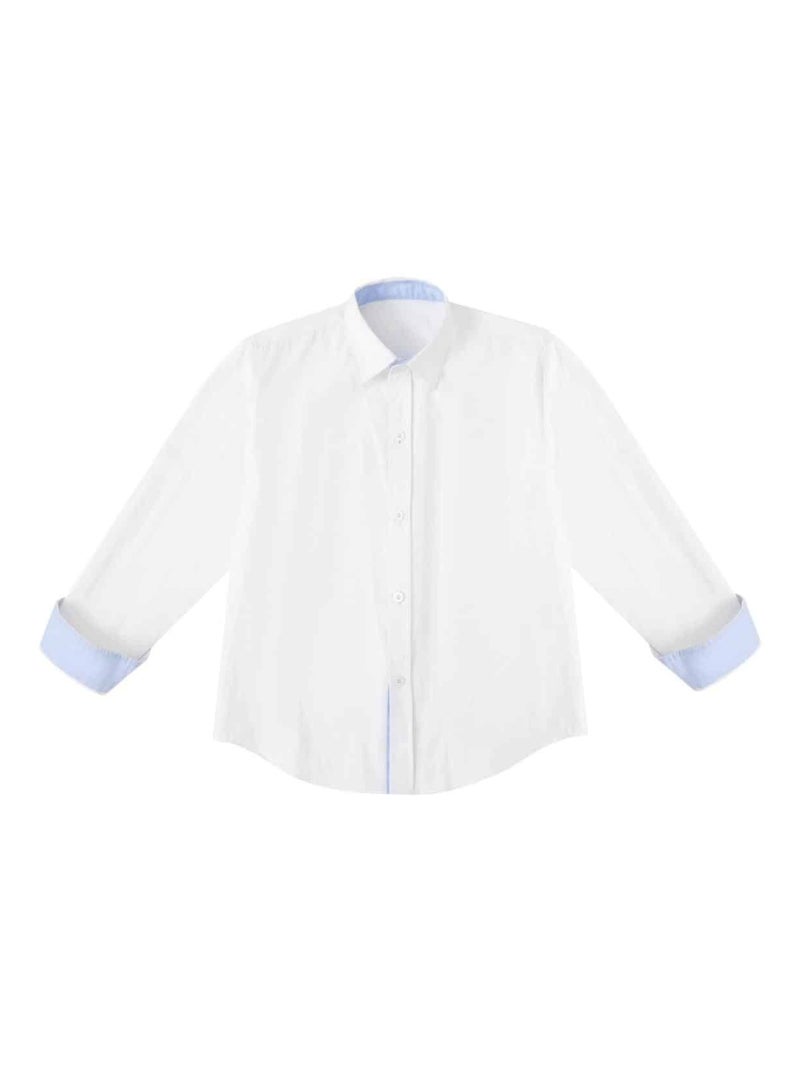 Chemise   à Col Pointu - Cérémonie  VOLTAIRE - La Faute à Voltaire Blanc - Kiabi