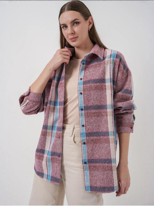Chemise à double poche à motif écossais bdart - Kiabi Chemise à double poche à motif écossais bdart - Kiabi