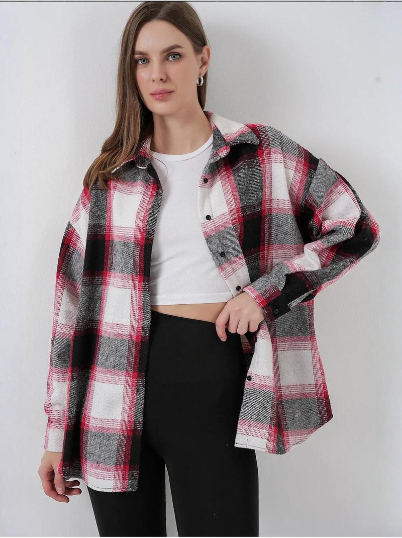 Chemise à double poche à motif écossais bdart Rouge - Kiabi