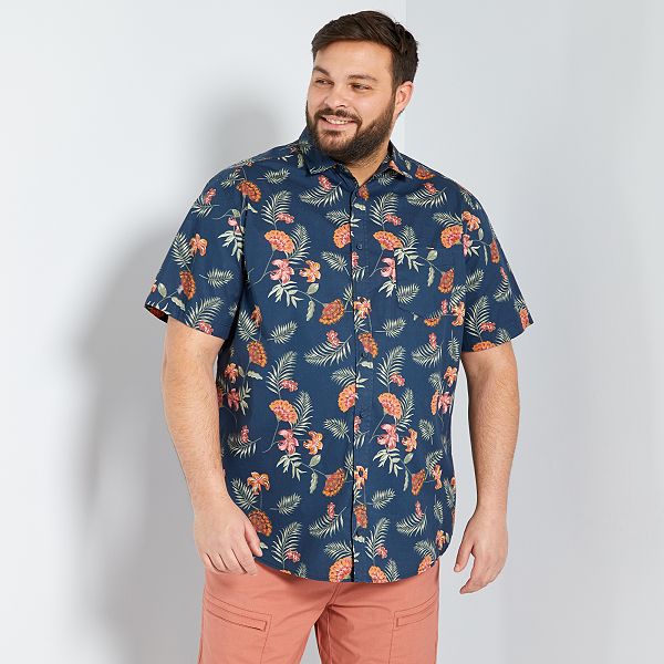 chemise à fleurs homme