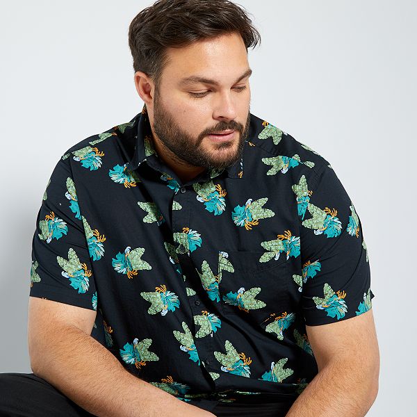 chemise à fleurs homme