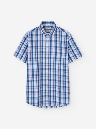 Chemise à Manches Courtes à Carreaux