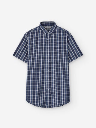 Chemise à Manches Courtes à Carreaux
