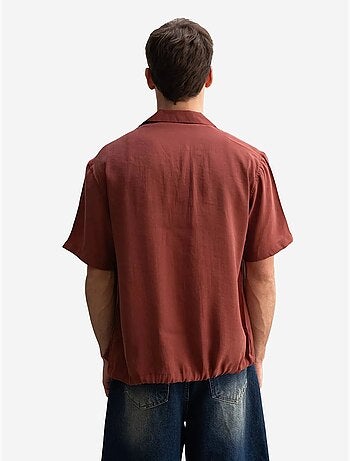 Chemise à manches courtes à col ouvert pour homme giesto