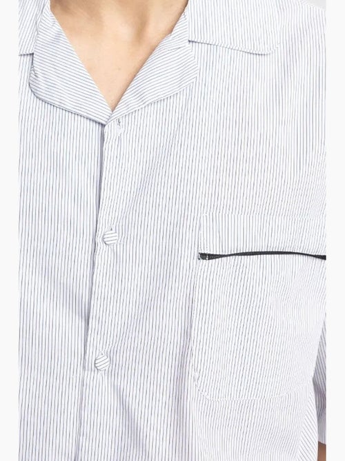 Chemise à manches courtes à fines rayures giesto - Kiabi