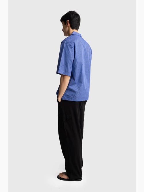 Chemise à manches courtes à fines rayures giesto - Kiabi