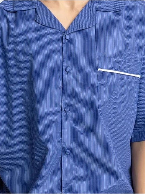 Chemise à manches courtes à fines rayures giesto - Kiabi