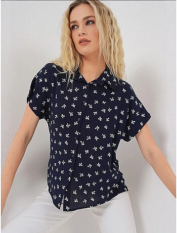 Chemise à manches courtes à motifs bdart