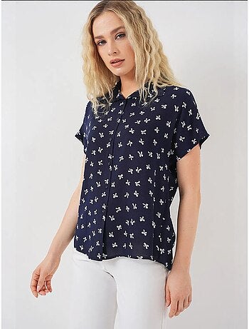 Chemise à manches courtes à motifs bdart